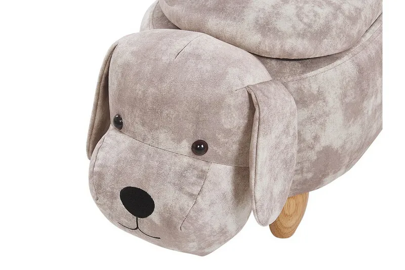 Doggy Sittpuff med Förvaring - Beige - Möbler - Fåtölj & stolar - Pall & puff - Sittpuff