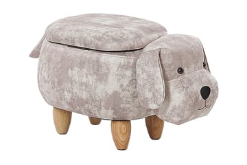 Doggy Sittpuff med Förvaring - Beige - Möbler - Fåtölj & stolar - Pall & puff - Sittpuff