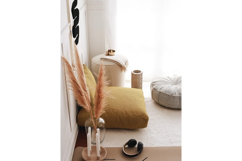 Dokuma Sittpuff 70 cm - Senap - Möbler - Fåtölj & stolar - Pall & puff - Sittpuff