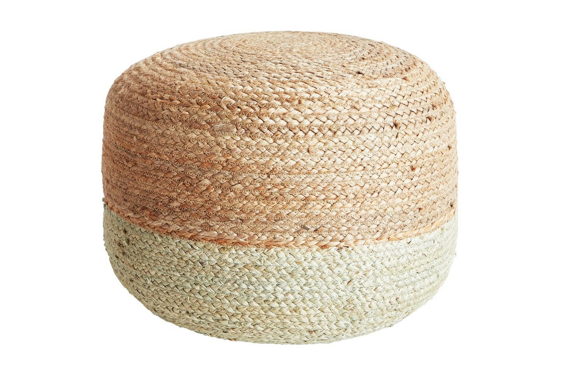 Sittpuff Duki Natur/Beige/Grön Natur/Beige/Grön - Möbler | Chilli