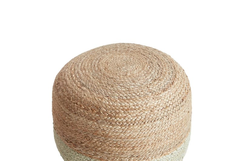 Sittpuff Duki Natur/Beige/Grön - Natur/Beige/Grön - Möbler - Fåtölj & stolar - Pall & puff - Sittpuff