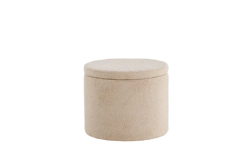 Dunken Sittpuff, Beige