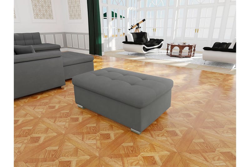 Dynir Sittpuff - Grå - Möbler - Fåtölj & stolar - Pall & puff - Sittpuff