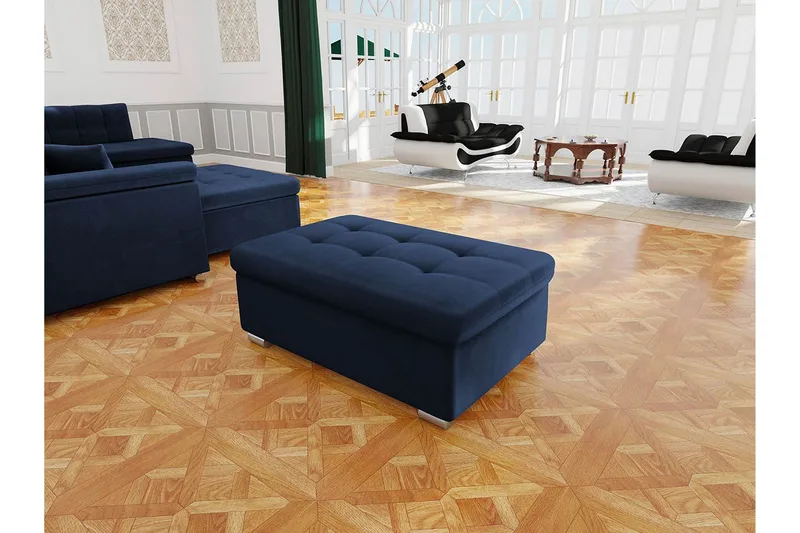 Dynir Puff - Blå - Möbler - Fåtölj & stolar - Pall & puff - Sittpuff