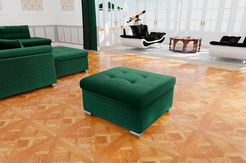 Dynir Puff - Grön - Möbler - Fåtölj & stolar - Pall & puff - Sittpuff