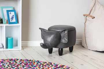 Elephant Sittpuff 70 cm - Grå - Möbler - Fåtölj & stolar - Pall & puff - Sittpuff