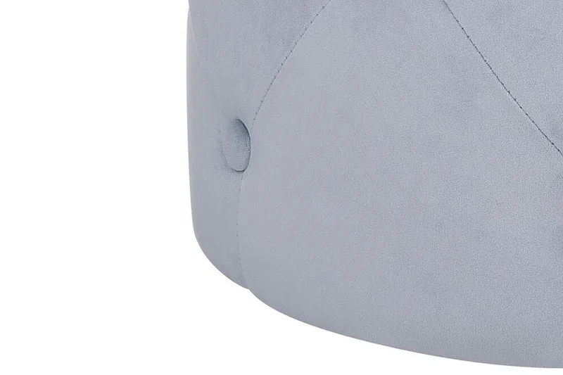 Emmerlyn Sittpuff Sammet - Grå - Möbler - Fåtölj & stolar - Pall & puff - Sittpuff