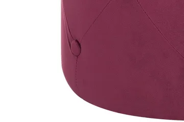 Emmerlyn Sittpuff Sammet - Röd - Möbler - Fåtölj & stolar - Pall & puff - Sittpuff