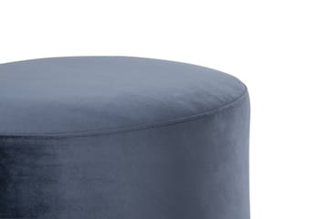 Fotpall Villeny - Blå - Möbler - Fåtölj & stolar - Pall & puff - Sittpuff