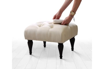 Frankfort Sittpuff 51 cm - Beige - Möbler - Fåtölj & stolar - Pall & puff - Sittpuff