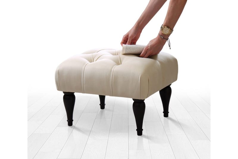 Frankfort Sittpuff 51 cm - Beige - Möbler - Fåtölj & stolar - Pall & puff - Sittpuff