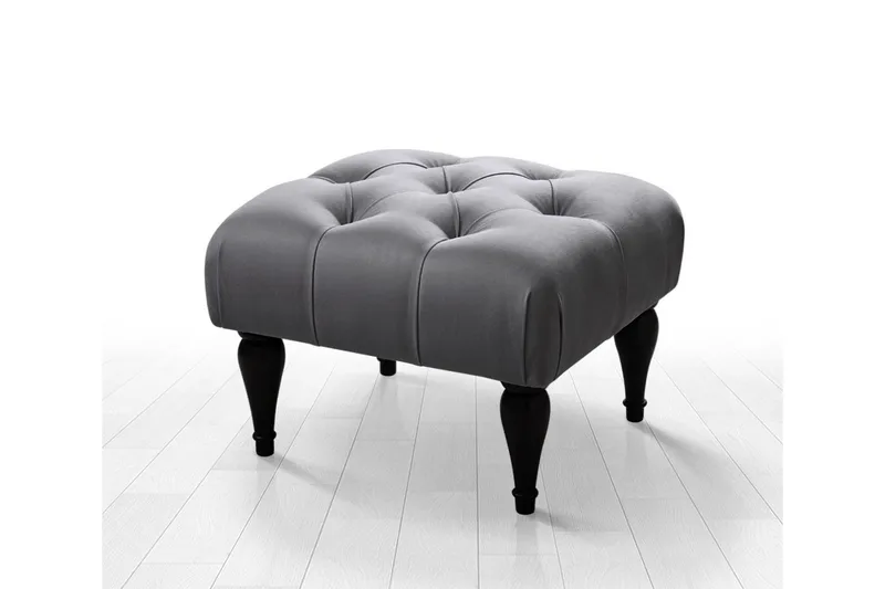 Frankfort Sittpuff 51 cm - Grå - Möbler - Fåtölj & stolar - Pall & puff - Sittpuff