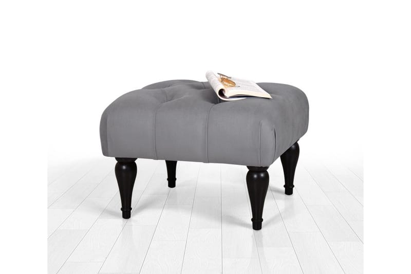 Frankfort Sittpuff 51 cm - Grå - Möbler - Fåtölj & stolar - Pall & puff - Sittpuff