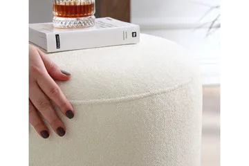 Galena Sittpuff 42 cm - Beige - Möbler - Fåtölj & stolar - Pall & puff - Sittpuff