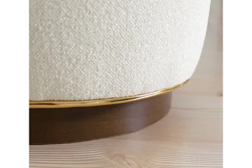 Galena Sittpuff 42 cm - Beige - Möbler - Fåtölj & stolar - Pall & puff - Sittpuff