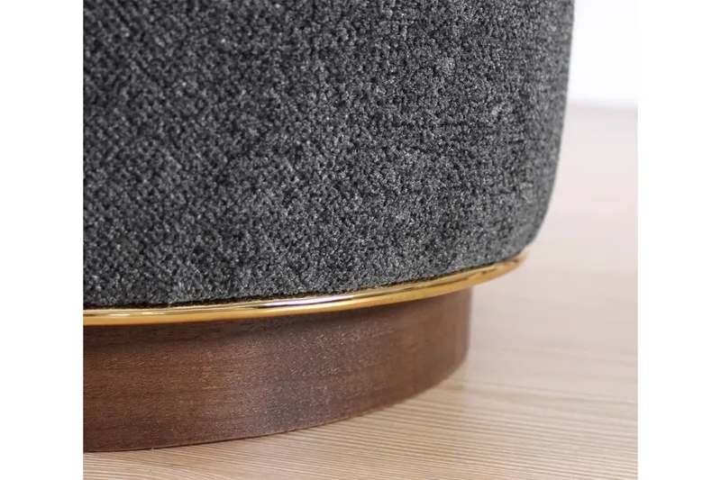 Galena Sittpuff 42 cm - Grå - Möbler - Fåtölj & stolar - Pall & puff - Sittpuff
