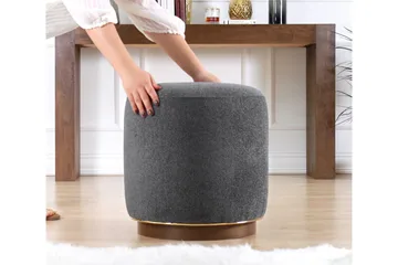 Galena Sittpuff 42 cm - Grå - Möbler - Fåtölj & stolar - Pall & puff - Sittpuff