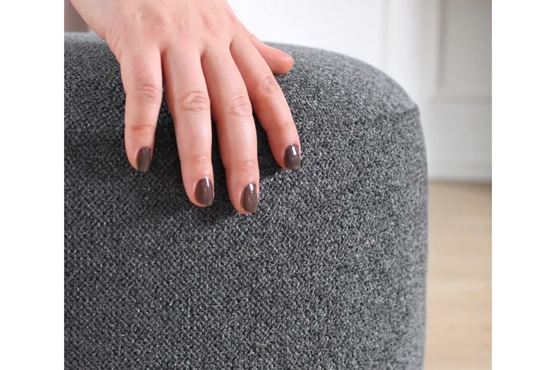 Galena Sittpuff 42 cm - Grå - Möbler - Fåtölj & stolar - Pall & puff - Sittpuff