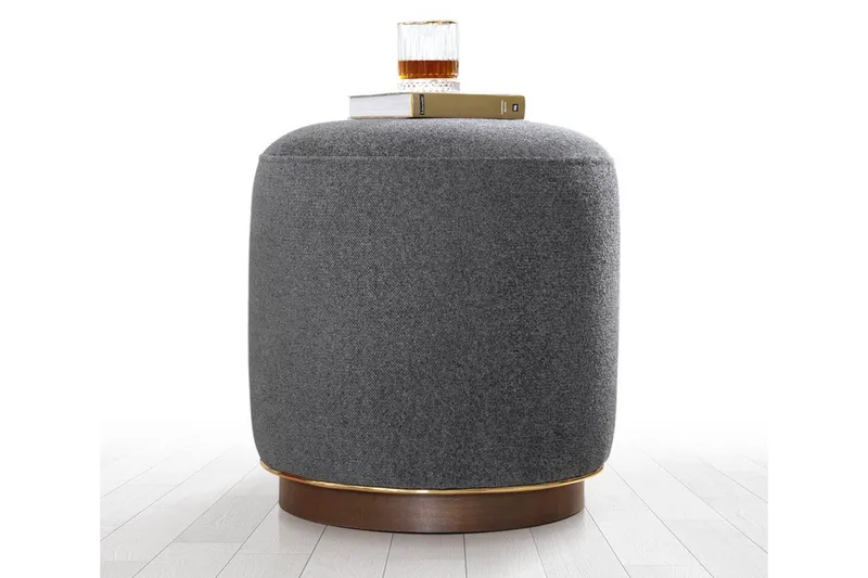 Galena Sittpuff 42 cm, Grå