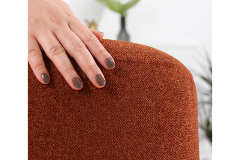 Galena Sittpuff 42 cm - Röd - Möbler - Fåtölj & stolar - Pall & puff - Sittpuff