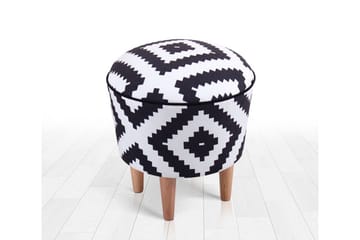 Galesburg Sittpuff 42 cm - Svart - Möbler - Fåtölj & stolar - Pall & puff - Sittpuff