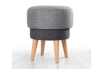 Giovas Sittpuff 47 cm - Grå - Möbler - Fåtölj & stolar - Pall & puff - Sittpuff