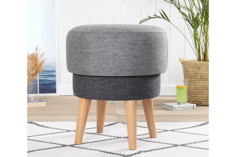 Giovas Sittpuff 47 cm, Grå