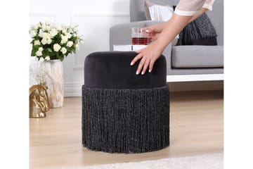 Glassboro Sittpuff 40 cm - Svart - Möbler - Fåtölj & stolar - Pall & puff - Sittpuff