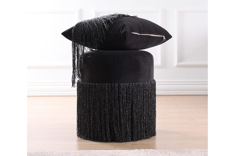 Glassboro Sittpuff 40 cm - Svart - Möbler - Fåt ölj & stolar - Pall & puff - Sittpuff