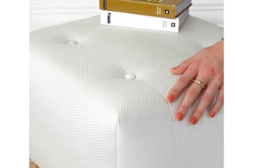 Grants Sittpuff 43 cm - Beige - Möbler - Fåtölj & stolar - Pall & puff - Sittpuff