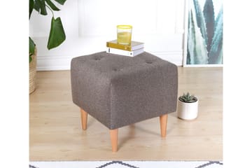 Grants Sittpuff 43 cm - Brun - Möbler - Fåtölj & stolar - Pall & puff - Sittpuff