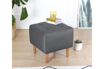 Grants Sittpuff 43 cm - Grå - Möbler - Fåtölj & stolar - Pall & puff - Sittpuff