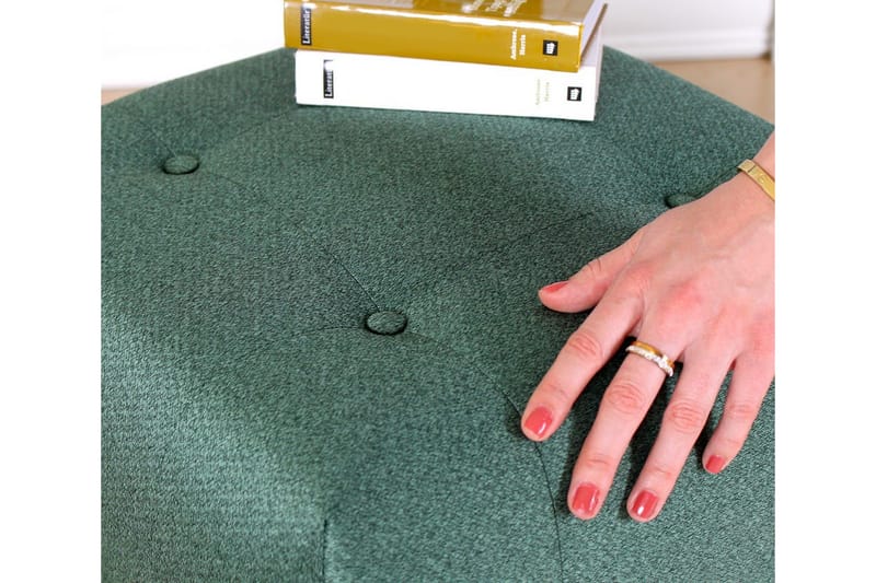 Grants Sittpuff 43 cm - Grön - Möbler - Fåtölj & stolar - Pall & puff - Sittpuff