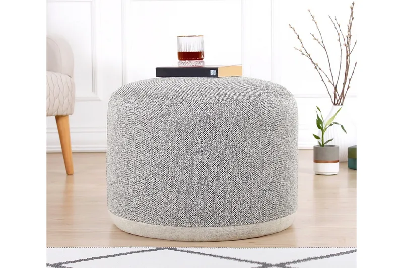 Harrodsburg Sittpuff 51 cm - Grå - Möbler - Fåtölj & stolar - Pall & puff - Sittpuff