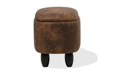 Hippo Sittpuff 32 cm - Brun - Möbler - Fåtölj & stolar - Pall & puff - Sittpuff