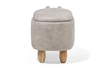 Hippo Sittpuff 32 cm - Grå - Möbler - Fåtölj & stolar - Pall & puff - Sittpuff