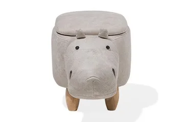 Hippo Sittpuff 32 cm - Grå - Möbler - Fåtölj & stolar - Pall & puff - Sittpuff