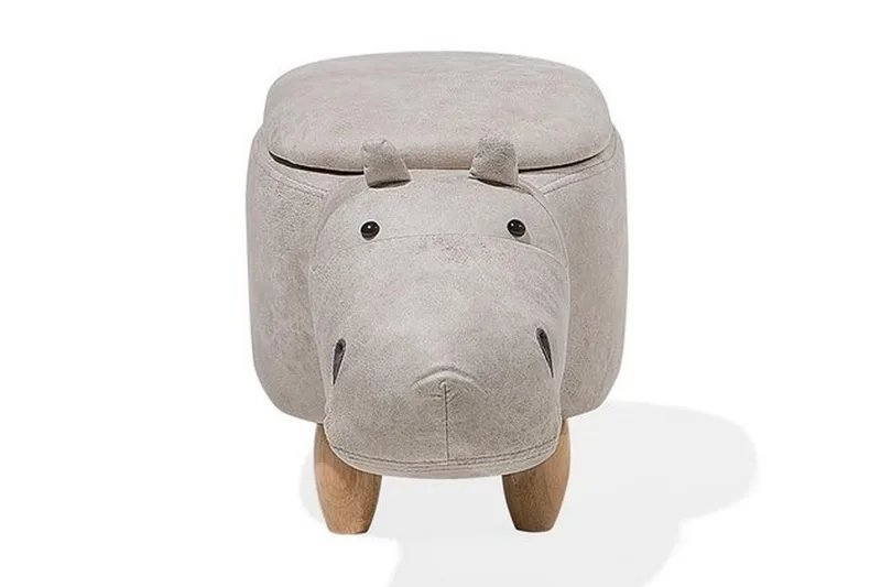 Hippo Sittpuff 32 cm - Grå - Möbler - Fåtölj & stolar - Pall & puff - Sittpuff