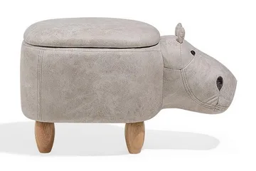 Hippo Sittpuff 32 cm - Grå - Möbler - Fåtölj & stolar - Pall & puff - Sittpuff