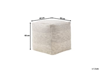 Hirri Sittpuff 40 cm - Grå - Möbler - Fåtölj & stolar - Pall & puff - Sittpuff