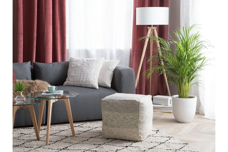 Hirri Sittpuff 40 cm - Grå - Möbler - Fåtölj & stolar - Pall & puff - Sittpuff