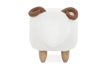 Kobara Sittpuff - Vit - Möbler - Fåtölj & stolar - Pall & puff - Sittpuff