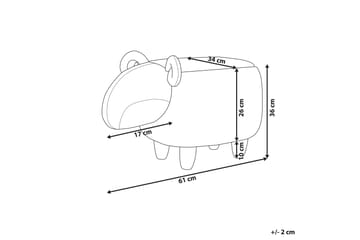 Kobara Sittpuff - Vit - Möbler - Fåtölj & stolar - Pall & puff - Sittpuff