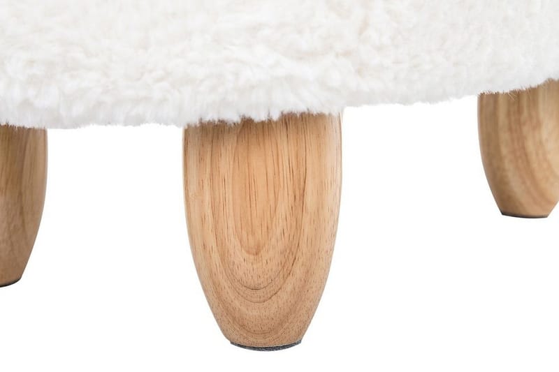 Kobara Sittpuff - Vit - Möbler - Fåtölj & stolar - Pall & puff - Sittpuff