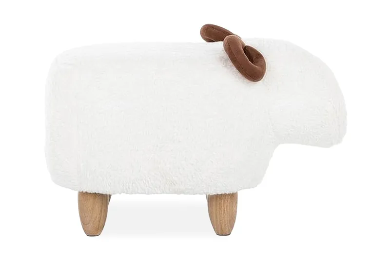 Kobara Sittpuff - Vit - Möbler - Fåtölj & stolar - Pall & puff - Sittpuff