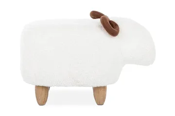 Kobara Sittpuff - Vit - Möbler - Fåtölj & stolar - Pall & puff - Sittpuff