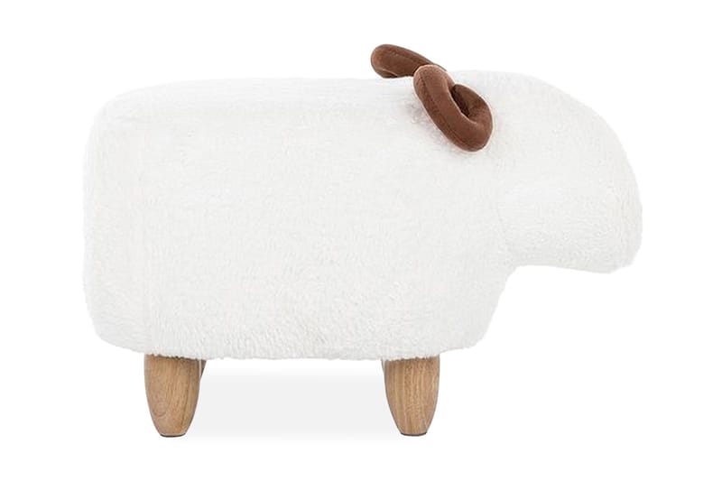 Kobara Sittpuff - Vit - Möbler - Fåtölj & stolar - Pall & puff - Sittpuff