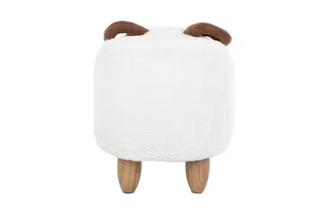 Kobara Sittpuff - Vit - Möbler - Fåtölj & stolar - Pall & puff - Sittpuff