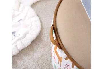 Lachine Barnsittpuff - Beige/Vit - Möbler - Fåtölj & stolar - Pall & puff - Sittpuff