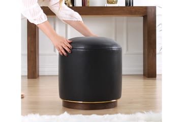 Lackawanna Sittpuff 42 cm - Antracit - Möbler - Fåtölj & stolar - Pall & puff - Sittpuff